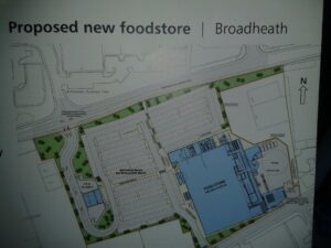 Asda - Broadheath, Altrincham - Map of proposed Location