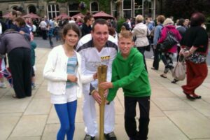 Olympic Torch Bearing 