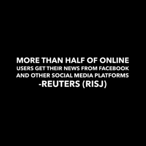 Social media Consumption of news
