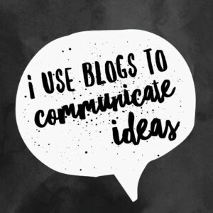 Blogging Communicate Ideas
