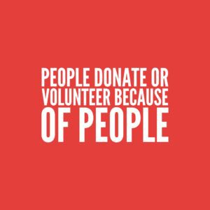 People Donate Because Of People