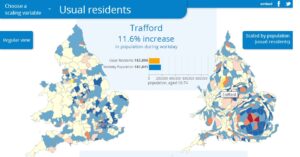 Trafford Population Change In Workday