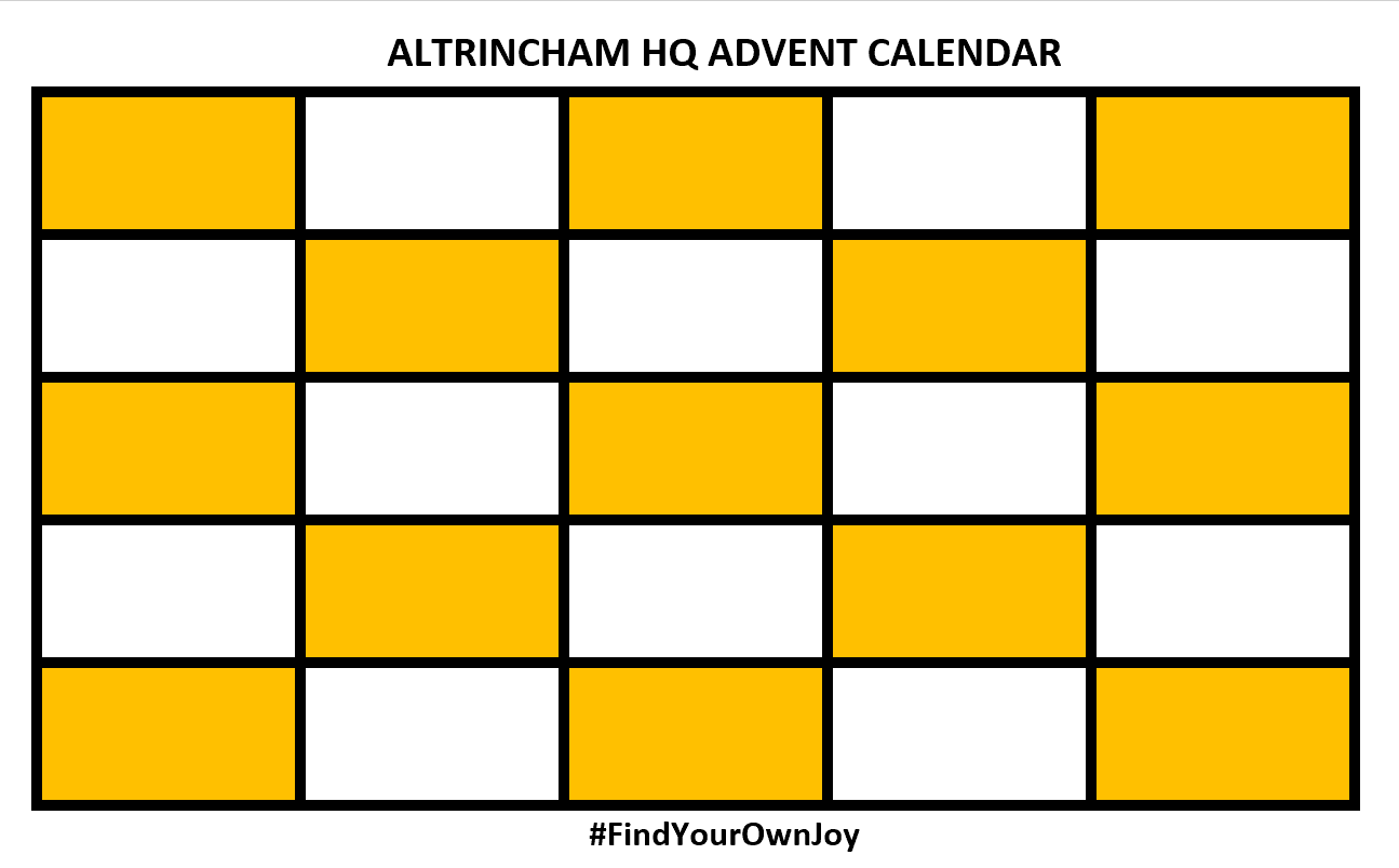 Find Your Own Joy ::: Altrincham HQ Advent Calendar